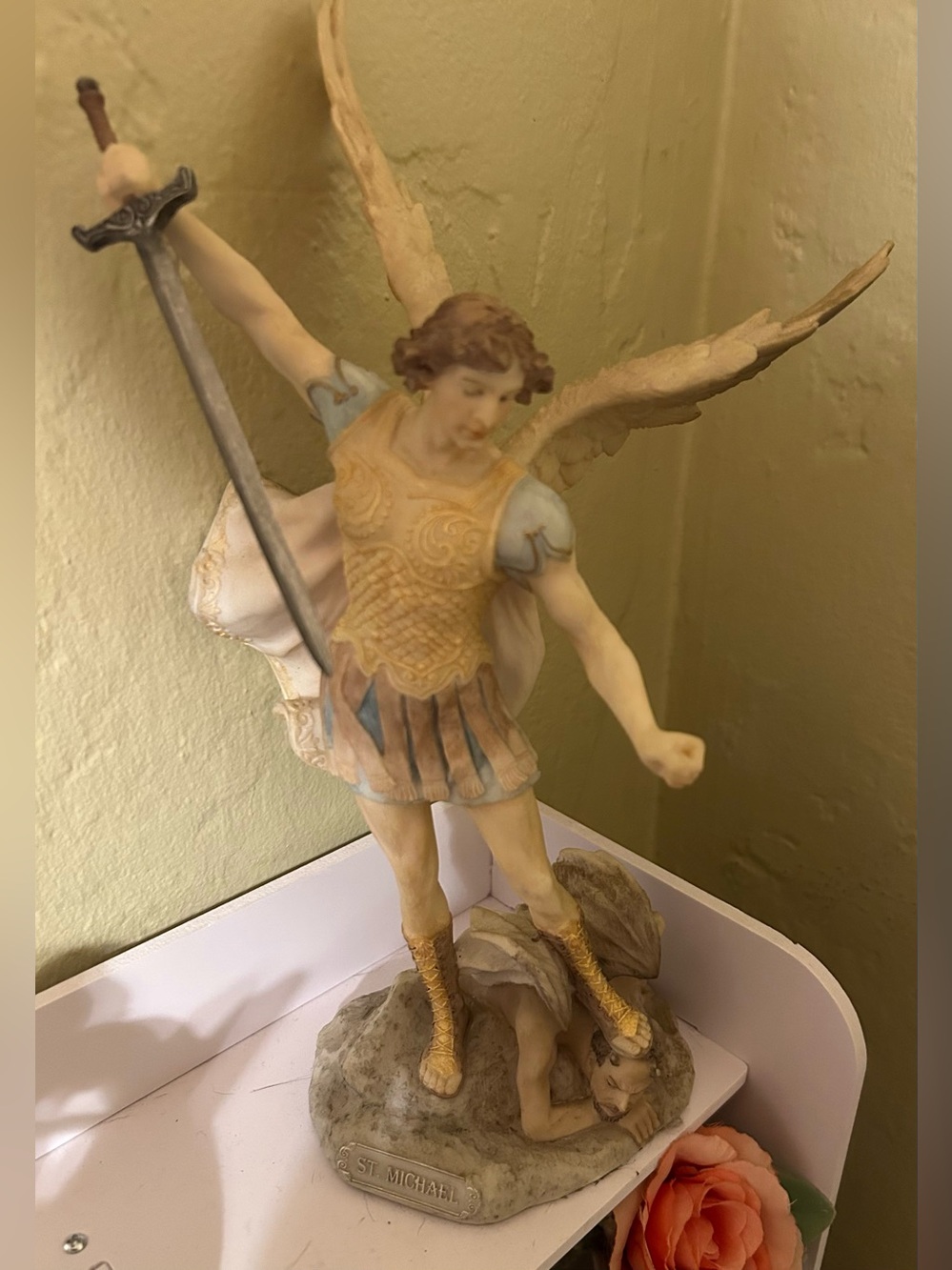 Ceramic Home St Michael Statue